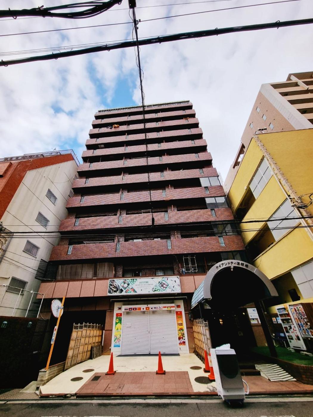 오사카 네코하우스 도톤보리점 Apartment Luaran gambar